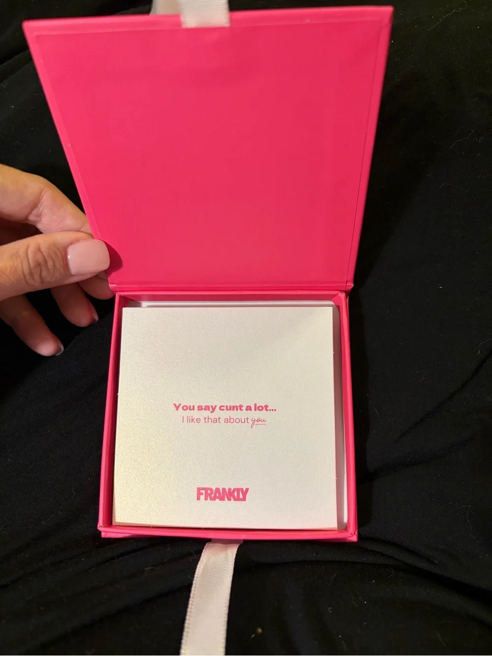 FRANKLY COLLECTIVE 18k Gold Plated C**t Necklace